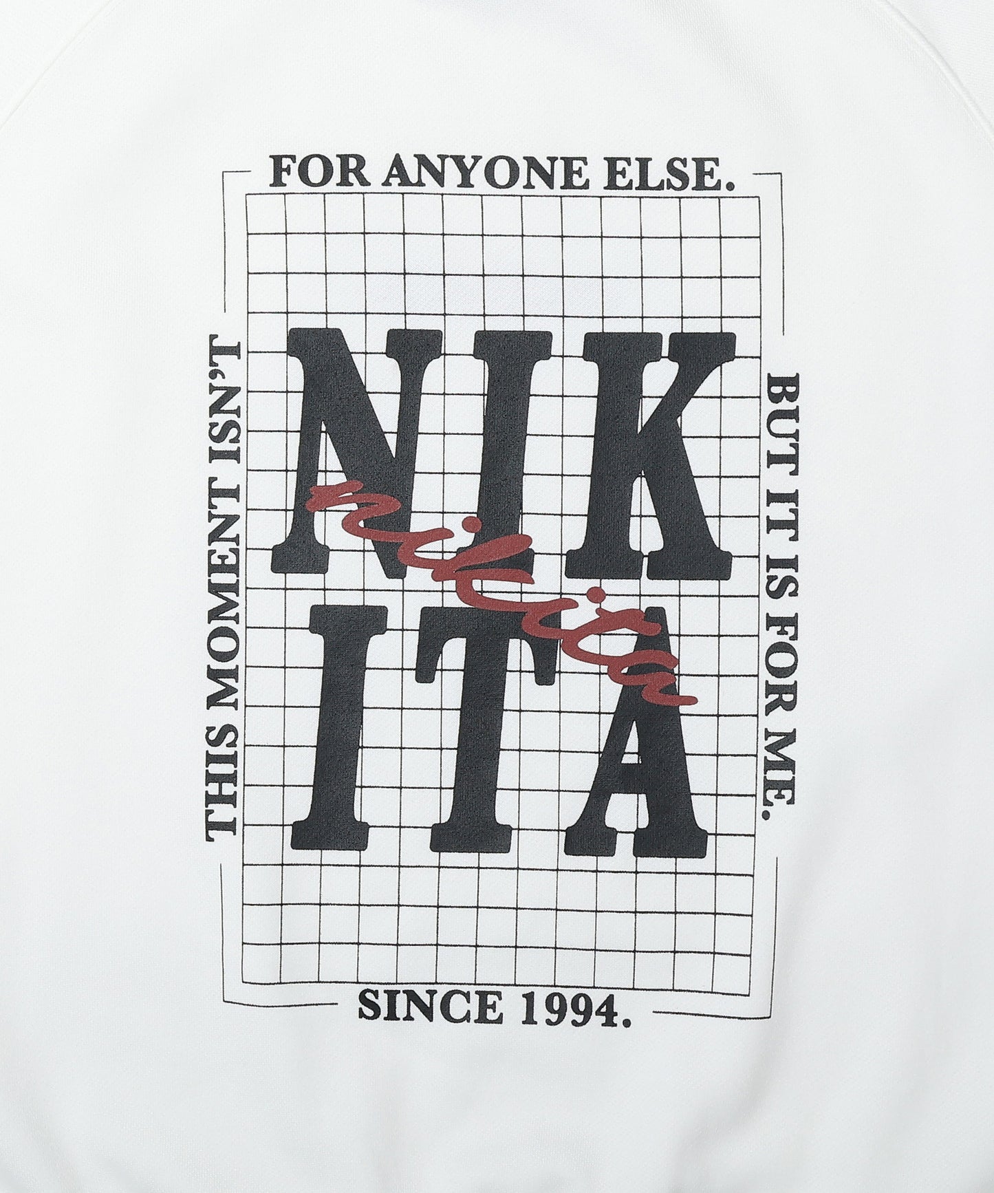 NIKITA DOUBLE LOGO CREW